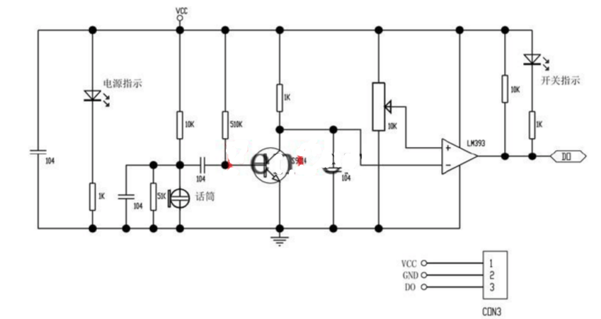 聲音傳感器模塊使用說明