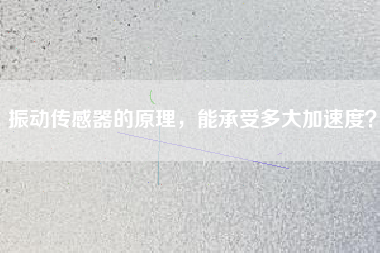 振動(dòng)傳感器的原理,能承受多大加速度? 振動(dòng)傳感器的原理,能承受多大加速度?
