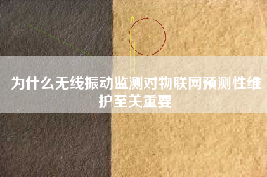 為什么無線振動監測對物聯網預測性維護至關重要